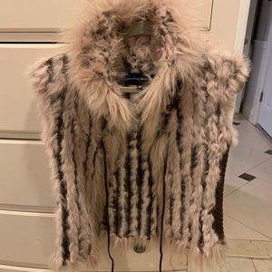 Rabbit fur blazer